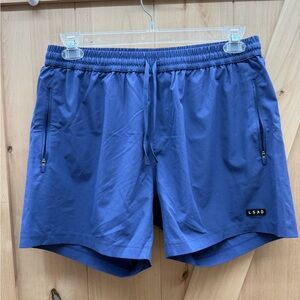 LSKD Blue Athletic Shorts 5” Performance Future Dusk